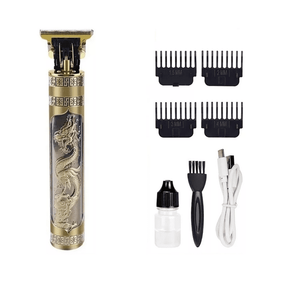 Maquina Para Cortar Cabello Color Dorado Malubero Máquina Para Cortar Cabello