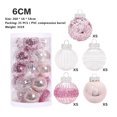 thumbnail image 2 of Txlixc Decoraciones de bolas de Navidad, 25 decoraciones de árboles de Navidad, anillos colgantes, decoraciones de Navidad para fiestas de vacaciones familiares Txlixc moda, 2 of 6