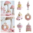 thumbnail image 2 of Adorno navideño colgante de plástico rosa para árbol de Navidad, corona para coche, suministros para fiestas, bola de adorno navideño de soldado, 2 of 5