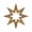 Brown, variant on Star Metal Wall Hanging, Geometric Hollow Decor with Rotating Feature for Holiday Ornamentation & Creative Home Art Display