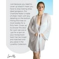 thumbnail image 7 of LoveMoi Women's Mesh Charlotte Robe with Kimono-Style Sleeves - Womens - Female, M, White, 7 of 7