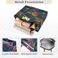 thumbnail image 3 of FORMRS Womens Corduroy Tote Bag Crossbody Shoulder Purse Handbag with Detachable Strap, Colorful Waves Pattern, 3 of 7