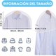 thumbnail image 2 of Fundas de Hombro para Ropa y Trajes, 8 PCS Transpirables Fundas Antipolvo para Trajes, Abrigos, Chaquetas, Almacenamiento de Armario de Vestir (Transparente), 2 of 4
