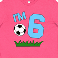 thumbnail image 4 of Inktastic I'm Six Sixth Birthday Soccer Youth T-Shirt, 4 of 5