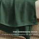 thumbnail image 3 of Manta Bedsure, 100% algodón, tamaño queen, color verde oscuro, 3 of 6