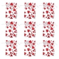 thumbnail image 2 of CIMAXIC Mariage 50 Pcs Sacs Cœur Rouges de la Saint-Valentin avec Cordon Pochettes à Bijoux pour Emballage de Cadeaux Cadeaux de Fête de Mariage Sacs à Bonbons Décoration de Festival,3.74"X2.76"X0.04 Pouces, 2 of 5