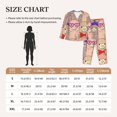 thumbnail image 4 of Balery Cute Lamas Conjunto de Pijama con Estampado para Mujer, Conjunto de Dos Piezas con Manga Larga, Ropa de Dormir Suave con Bolsillos, Pijamas Cómodos-XX-Large, 4 of 7