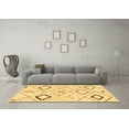 thumbnail image 3 of Ahgly Company Indoor Rectangle Solid Brown Modern Area Rugs, 8' x 12', 3 of 4