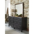 thumbnail image 2 of Panama Jack Big Sur 6-drawer Wood Dresser and Landscape Mirror in Brown, 2 of 7