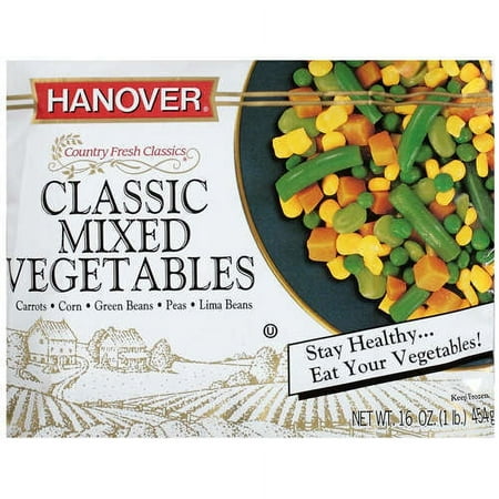 Hanover Country Fresh Classics Mixed Vegetables, Frozen, 16 oz