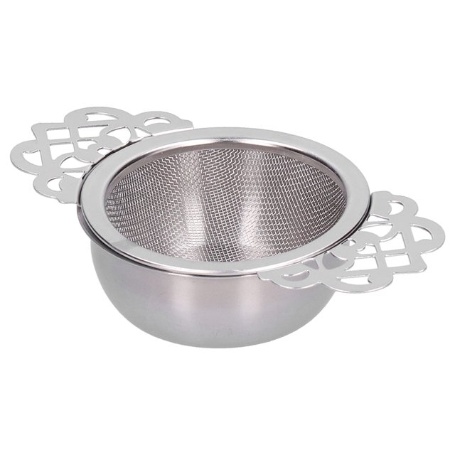 Tea Filter, Stainless Steel Tea Strainer Loose Leaf Tea Infuser Filter Double Ear Kitchen Gadget