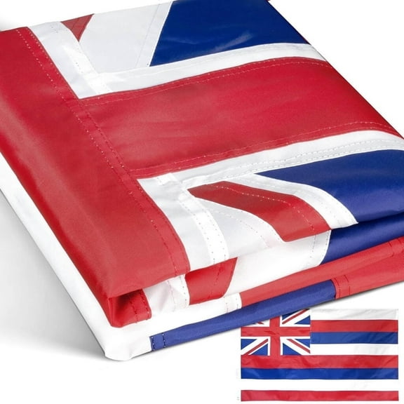 Anley EverStrong Series Hawaii State Flag 3x5 Foot - Embroidered and Sewn Stripes - Hawaiian HI Flags