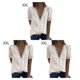 thumbnail image 4 of Minnieouse Camiseta de mujer con cuello en V Blusa de encaje Top deportivo al aire libre Type5 NO5, 4 of 6