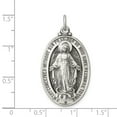 thumbnail image 2 of White Sterling Silver Charm Pendant Themed 36 mm 20, 2 of 2
