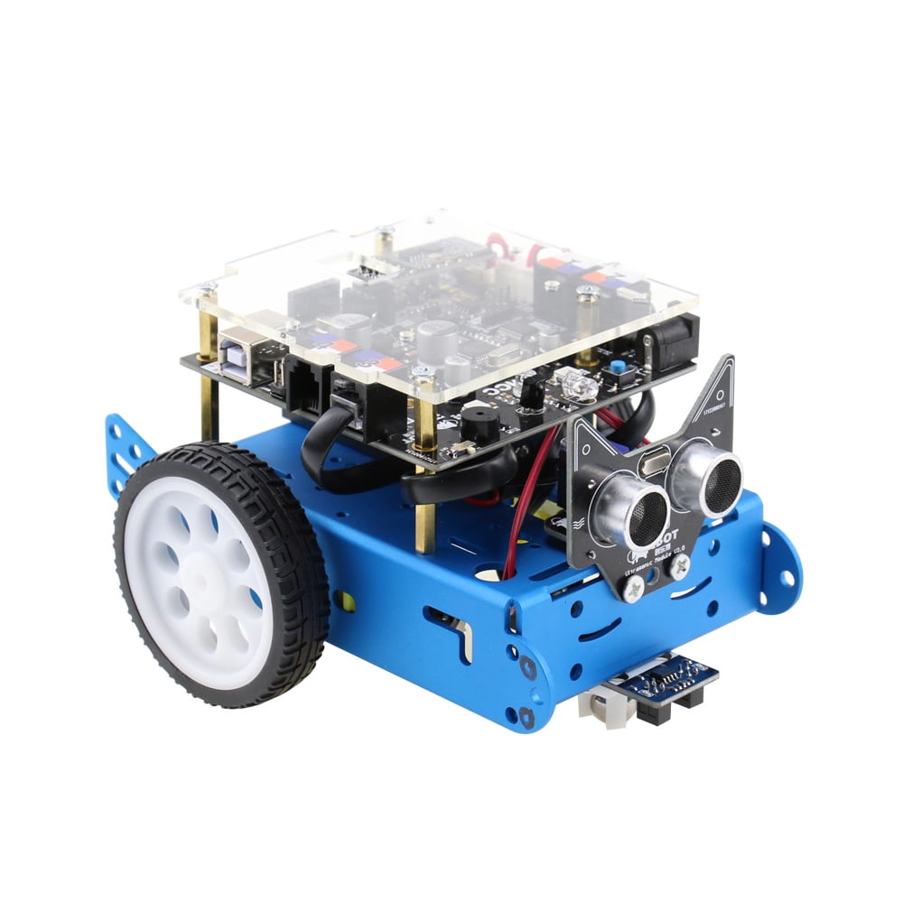 cbot Smart Robot Car DIY Kit Starter Programmable Robot Kid Gift Toy with Tutorial Line Tracking