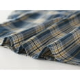 thumbnail image 5 of Emy Dola Little Boys Collared Button Down Shirt With Tie Set Toddler Boy School Uniform Shirt Tops Short Sleeve Plaid Blouse 2-8T, 5 of 6
