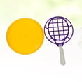 thumbnail image 2 of Children Outdoor Blowing Bubble Blower Jumbo Giant Bubble Set Creative Large Bubble Ring Toys Bubble Maker Toys Bubble Wand (Tennis Racket Shape Big Bubble Tool Random Color), 2 of 9