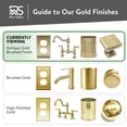 thumbnail image 5 of Rio Salto BRASS Signature Collection Antique Metal Gold Midsize Rocker 1-Gang Light Switch Wall Plate or Outlet Cover Single Receptacle Wallplate Covers Decorator Rocker, 1-Gang, 5-Pack, 5 of 8