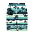 thumbnail image 5 of Moxiu Swim Shorts Mens Summer Beach Shorts 2025 Quick Dry Stretch Elastic Waist Drawstring Surf Board Shorts with Pockets Mint Green,XXXL, 5 of 5