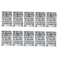 thumbnail image 5 of Raindrops Self Adhesive Vinyl Letters Numbers Kit 10 Sheets PVC for Mailbox Decals, 5 of 8