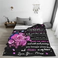 thumbnail image 4 of Mothers Day Blanket Gifts for Aunt to My Aunt Blanket from Niece Birthday Gifts for Aunt Throw Blankets Gratitude Flannel Blanket Women''s Day Gifts 50"x60", 4 of 6
