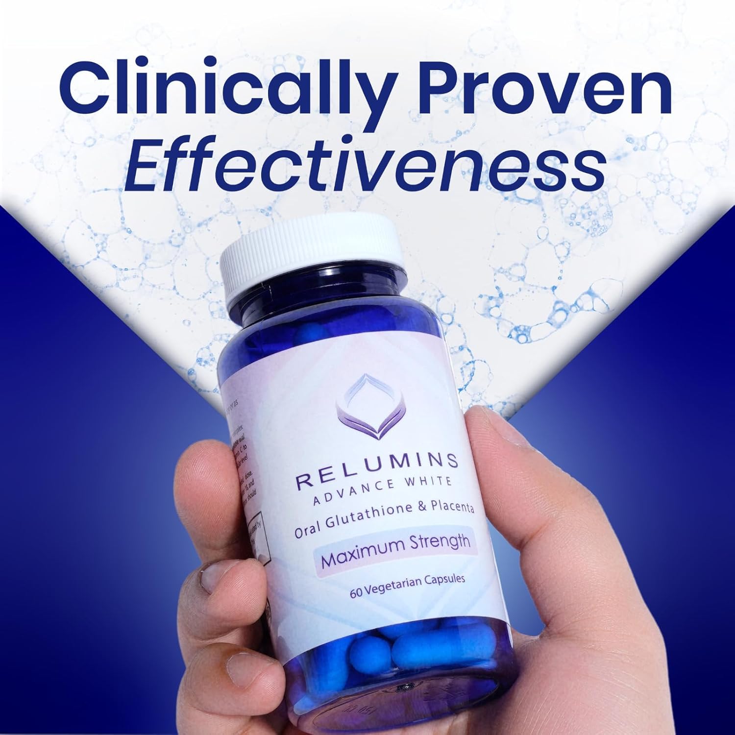 s acetyl l glutathione vs l glutathione Relumins Advance White 1650mg 15x Glutathione Complex – 90 Capsules in bd; main image 1