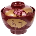 thumbnail image 1 of Mobutofu Multi Function Rice Bowl Japanese Style Small Bowl Red Practical for Meals 1Pack, 1 of 8