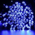thumbnail image 4 of 40ft Solar Christmas String Lights 100LEDs 8 Modes Waterproof String Fairy Lights for Christmas Holiday Garden Decorations, Blue, 4 of 11