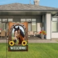 thumbnail image 3 of Amhnf Welcome Horse Sunflower Garden Flag For Home Outdoor Garden Yard Decor 12x18 inch, 3 of 5