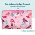 thumbnail image 4 of Wildkin Velour Nap Mat for Toddler Boys and Girls (Groovy Mermaids), 4 of 8