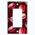 thumbnail image 5 of Metal Light Switch Plate Cover Macaron Fruit Cherry Strawberries French Desserts CAK021, 5 of 13