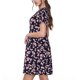 thumbnail image 2 of Disketp Flower para Vestido de Manga Corta para Mujeres, Vestidos de Verano para Mujeres, Casual y Holgado para la Playa, 2 of 6