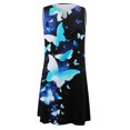 thumbnail image 5 of TJAZFJPA Robe de Nuit Femme Élégante Col Rond Robe Débardeur Robe Décontractée à Imprimé Floral Longues Robes d'Été pour Femmes Robes pour Femmes Été, 5 of 5