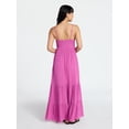thumbnail image 2 of No Boundaries Crochet Lace Trim Tiered Maxi Dress, Women's XXS-XXL, 2 of 4