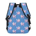 thumbnail image 4 of Easygdp Cute Poodle Dog Mochila Ergonómica Versátil para Laptop - Múltiples Bolsillos, Correas Ajustables, Unisex para Escuela, Viajes y Actividades al Aire Libre-One Size, 4 of 5