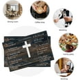 thumbnail image 6 of 10 Commandments Placemats Set of 6 Christian Religious Table Mats Washable Place mats for Home Party Indoor Kitchen Dining Table Decoration 12x18 Inch, 6 of 6