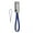 Blue, variant on Portable Keychain USB to Type C Charging Cable 2.4A Stable Output Support 480Mbps Transfer for Mobile Devices