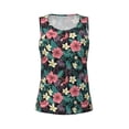 thumbnail image 4 of Lsque Green Tropical Leaves Printed Workout Tank Tops for Women, Athletic Sports Tank Tops, Compression Sleeveless Dry Fit Shirts,Sleeveless Yoga Shirt-Medium, 4 of 9