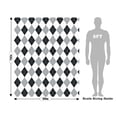 thumbnail image 3 of Rwraps Monochrome Argyle Pesky Pebbles Matte Vinyl Film Wrap 59in x 1ft Vinyl Vehicle Car Film Sheet, 3 of 9