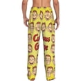 thumbnail image 3 of Mens Curi-ous Monkey Geor-gia Pajama Pants Lounge Pants Super Soft Pajama Bottoms with Pockets Drawstring, 3 of 8