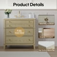 thumbnail image 2 of ANGELES HOME 36" Bathroom Vanity with Single Sink Combo, Modern Undermount Bathroom Sink Cabinet with 3 Drawers, Freestanding Bathroom Vanities, Soft Closing, Solid Wood, 2 of 8