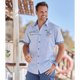 thumbnail image 4 of Atlas For Men - Camisa de Popelina para Hombre (Azul), 4 of 5