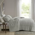 thumbnail image 3 of Home Essence Apartment Ronan 3 Piece Cotton Chenille Comforter Set, Full/Queen, Grey, 3 of 11