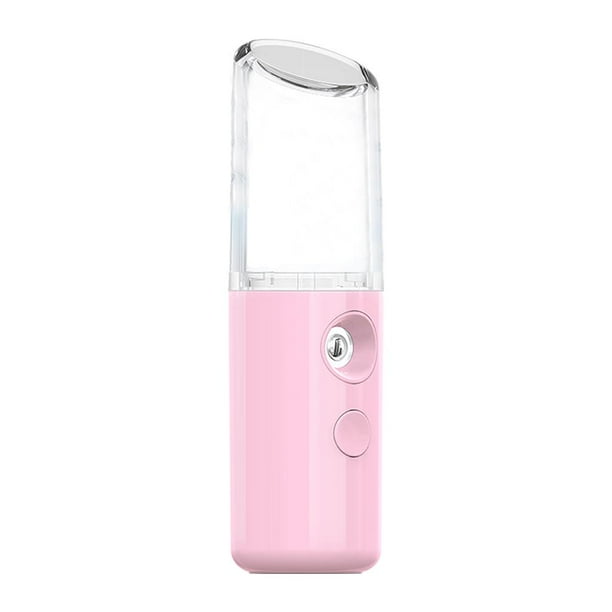 Humedad facial con vapor nano pulverizado - Rostro - Pulverizador facial refrescante USB Rosado