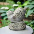 thumbnail image 3 of Carlow Cement Cardinal Bird Figurine, 3 of 4