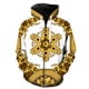 thumbnail image 1 of Sudadera con capucha y cremallera de lujo con cadena dorada para hombre, estilo Harajuku, con estampado 3D, gran oferta 2024, camisetas divertidas y geniales para adolescentes, unisex, de gran tamaño., 1 of 6