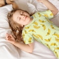 thumbnail image 5 of Hirioo Bananas for Short-Sleeved Pajama Set For Kids Short Sleeve Set Soft Summer Sleepwear Pj Sets-X-Large, 5 of 6