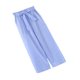thumbnail image 1 of Pantalones cómodos de rayas para mujer Pantalones de cinturo con cinturón y cordón Pantalones de talla grande 4XL, 1 of 9