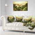 thumbnail image 3 of Designart Vintage Raising - Landscape Photography Throw Pillow - 12x20, 3 of 5