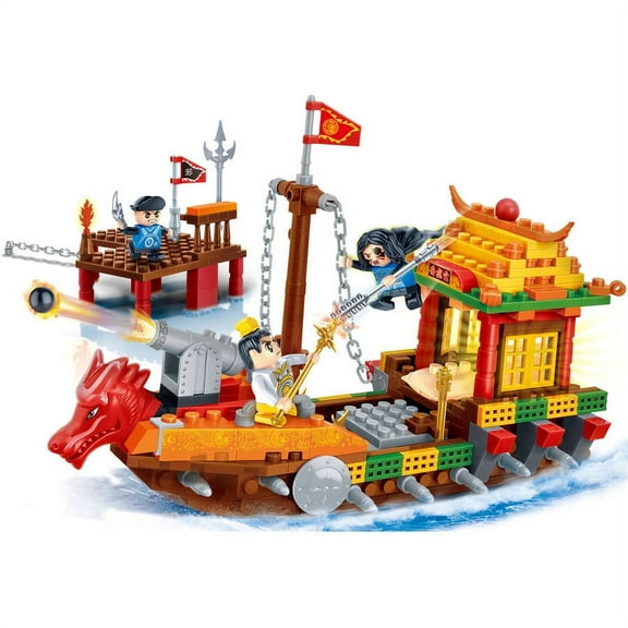 BanBao Tang Dynastie Dragon Boat Playset